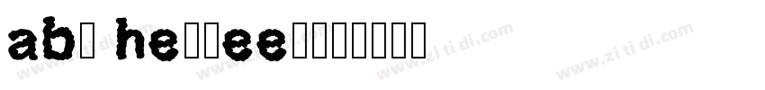 abc helveesti字体转换